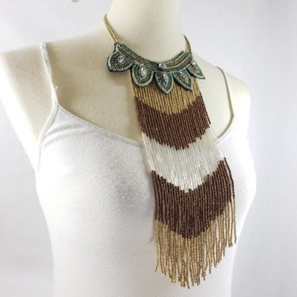 Charming Charlie Mint Seafoam Light Necklace - Picture 3 of 6